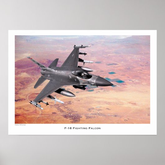 F-16 Fighting Falcon Poster (Vorne)