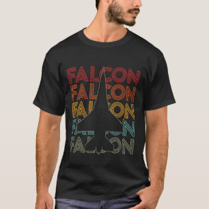 F-16 Fighting Falcon Vintage Retro-Jagdflugzeug Lu T-Shirt