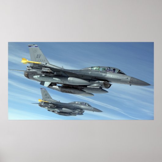 F-16 Fighting Falcons Poster (Vorne)