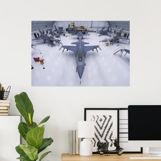 F-16 Fighting Falcons Poster (Heimbüro)