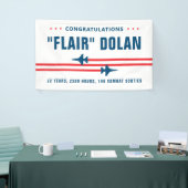 F-16-Kampfjet-Rentnerparty Banner (Messeveranstaltung)