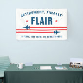 F-16-Kampfjet-Rentnerparty Banner (Messeveranstaltung)