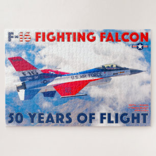 F-16 KÄMPFUNG FALCON - 50 JAHRE! (20 x 30 INCH) Puzzle