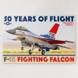 F-16 KÄMPFUNG FALCON - 50 JAHRE! (20 x 30 INCH) Puzzle