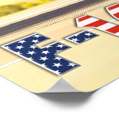 F-16 KÄMPFUNG FALCON - 50 JAHRE! POSTER (Ecke)