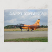 F-16-Karte Postkarte (Vorderseite)