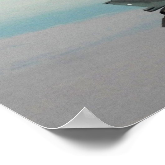 F-16 Kraftstoff Poster (Ecke)