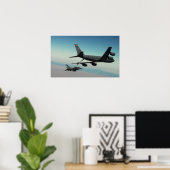 F-16 Kraftstoff Poster (Heimbüro)