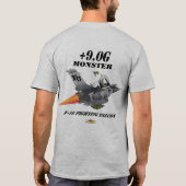 F-16 (Licht) T-Shirt (Rückseite)