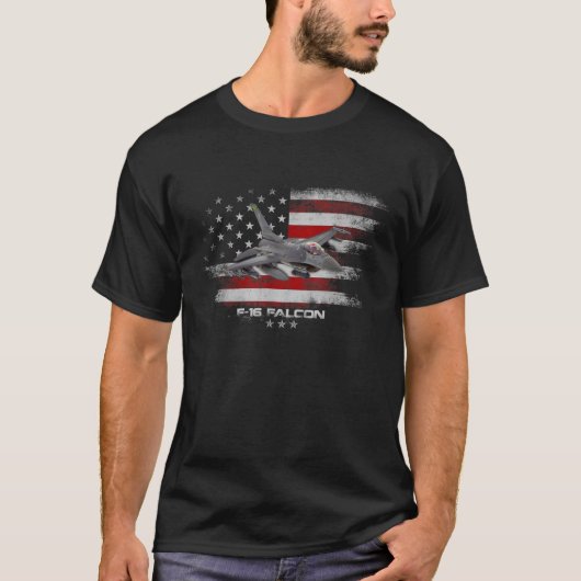 F 16 Pilotprogramm zur Bekämpfung von Falken-Viper T-Shirt (Vorderseite)