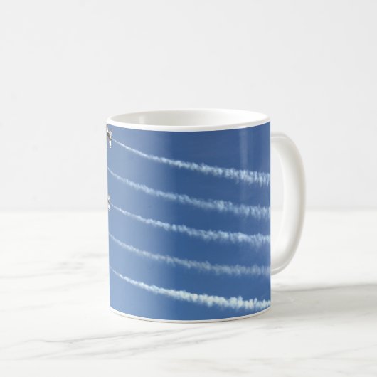 F-16 Thunderbird Delta Formation Kaffeetasse (VorderseiteRechts)