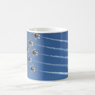 F-16 Thunderbird Delta Formation Kaffeetasse