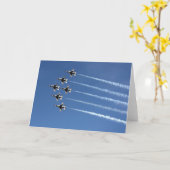 F-16 Thunderbird Delta Formation Karte (Gelbe Blume)