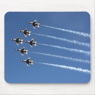 F-16 Thunderbird Delta Formation Mousepad