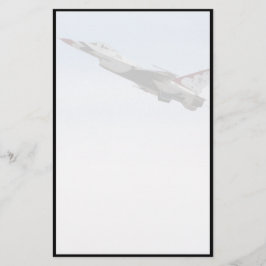 F-16 Thunderbird im Flug Briefpapier