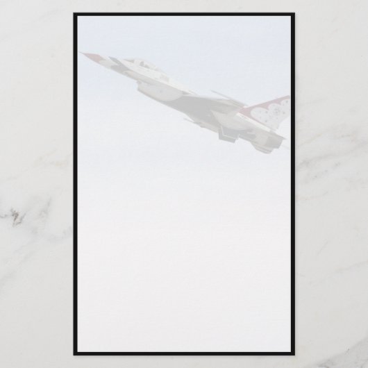 F-16 Thunderbird im Flug Briefpapier (Vorderseite)