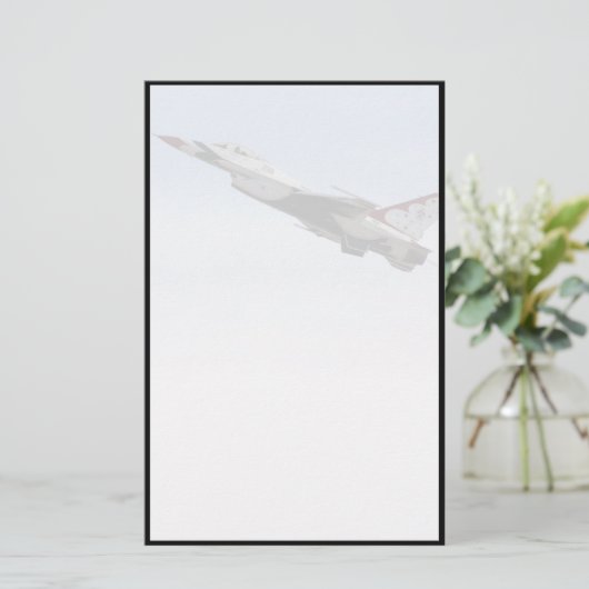 F-16 Thunderbird im Flug Briefpapier (Stehend Vorderseite)