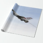 F-16 Thunderbird im Flug Geschenkpapier (Ungerollt)