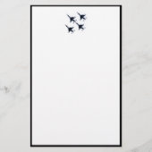 F-16 Thunderbirds - Vier in Formation Briefpapier (Vorderseite)