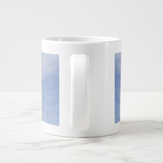 F-16 Tiger drehen und brennen Jumbo-Tasse (Rückseite)