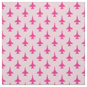 F-16 Viper Fighter Jet Muster Fuchsia Stoff (Muster)