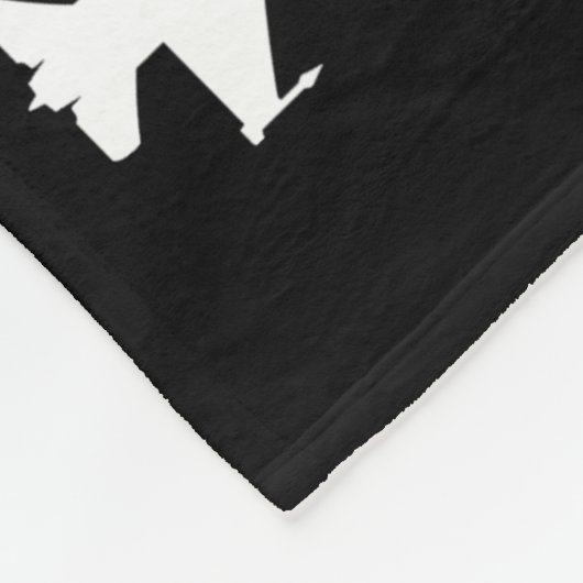 F-16 Weihnachtsdecke Fleecedecke (Ecke)