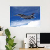 F-16 Zweisitzer Poster (Heimbüro)