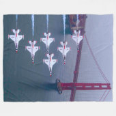 F-16C-KAMPFFAKTOR FLEECEDECKE (Vorderseite (Horizontal))