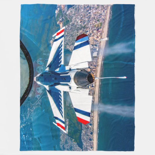 F-16C-KAMPFFAKTOR FLEECEDECKE (Vorderseite)