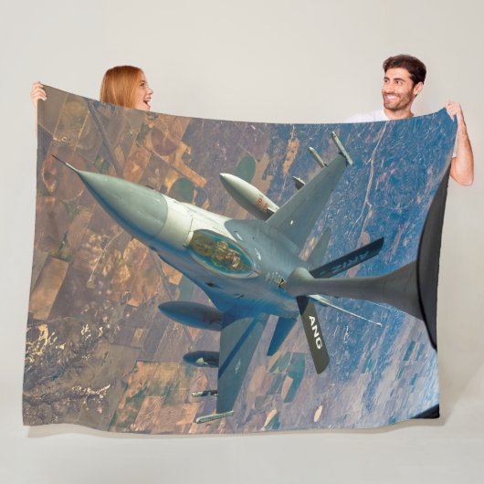 F-16C-KAMPFFAKTOR FLEECEDECKE (Beispiel)