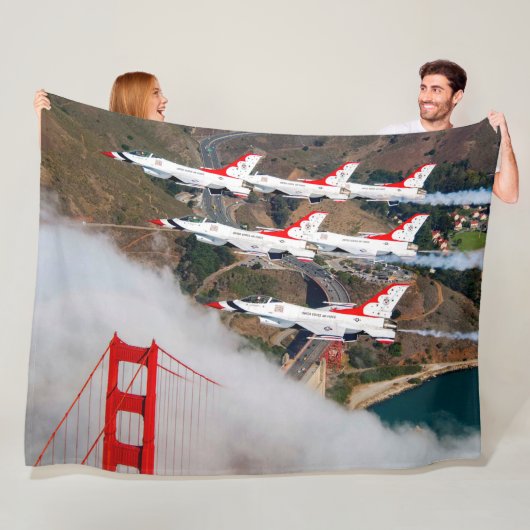 F-16C-KAMPFFAKTOR FLEECEDECKE (Beispiel)