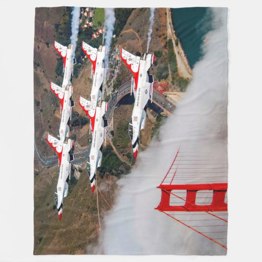 F-16C-KAMPFFAKTOR FLEECEDECKE (Vorderseite)