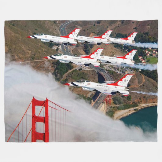 F-16C-KAMPFFAKTOR FLEECEDECKE (Vorderseite (Horizontal))