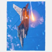 F-16C-KAMPFFAKTOR FLEECEDECKE (Vorderseite)