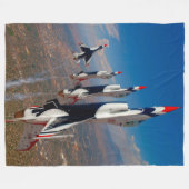 F-16C-KAMPFFAKTOR FLEECEDECKE (Vorderseite (Horizontal))
