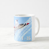 F-16C-KAMPFFAKTOR KAFFEETASSE (VorderseiteRechts)