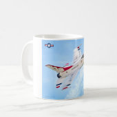 F-16C-KAMPFFAKTOR KAFFEETASSE (Vorderseite Links)