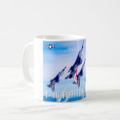F-16C-KAMPFFAKTOR KAFFEETASSE (Vorderseite Links)