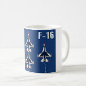 F-16C-KAMPFFAKTOR KAFFEETASSE (VorderseiteRechts)