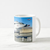 F-16C-KAMPFFAKTOR KAFFEETASSE (VorderseiteRechts)