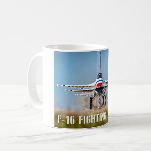 F-16C-KAMPFFAKTOR KAFFEETASSE (Vorderseite Links)