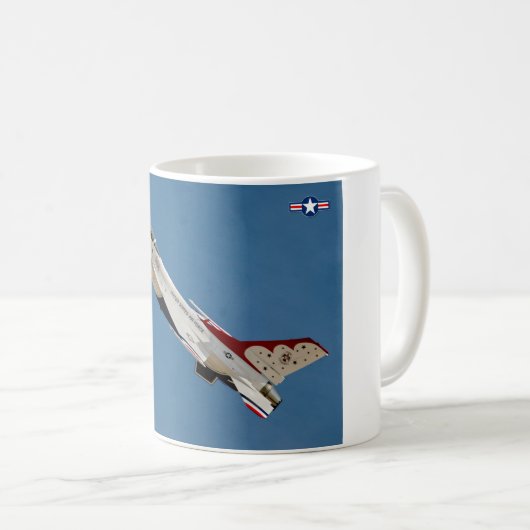 F-16C-KAMPFFAKTOR KAFFEETASSE (VorderseiteRechts)