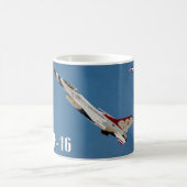F-16C-KAMPFFAKTOR KAFFEETASSE (Mittel)