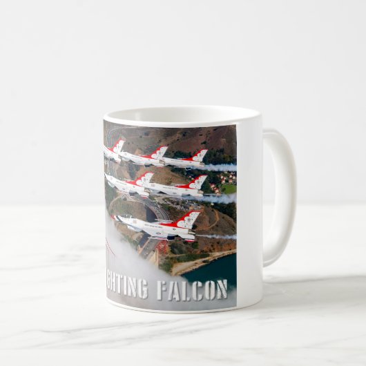 F-16C-KAMPFFAKTOR KAFFEETASSE (VorderseiteRechts)