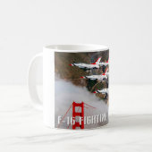 F-16C-KAMPFFAKTOR KAFFEETASSE (Vorderseite Links)