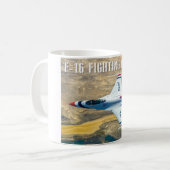F-16C-KAMPFFAKTOR KAFFEETASSE (Vorderseite Links)