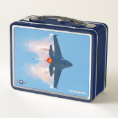 F-16C-KAMPFFAKTOR METALL BROTDOSE (Rückseite)