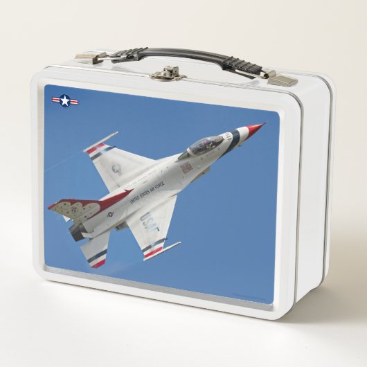 F-16C-KAMPFFAKTOR METALL BROTDOSE (Vorderseite)