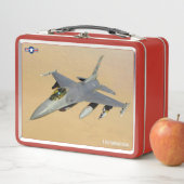 F-16C-KAMPFFAKTOR METALL BROTDOSE (Beispiel)