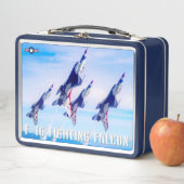 F-16C-KAMPFFAKTOR METALL BROTDOSE (Beispiel)